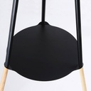 Floor lamp with built-in table and tripod "Mandi".