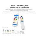 LED Floodlight 18W RGB+CCT controlled by RF/WiFi - IP66