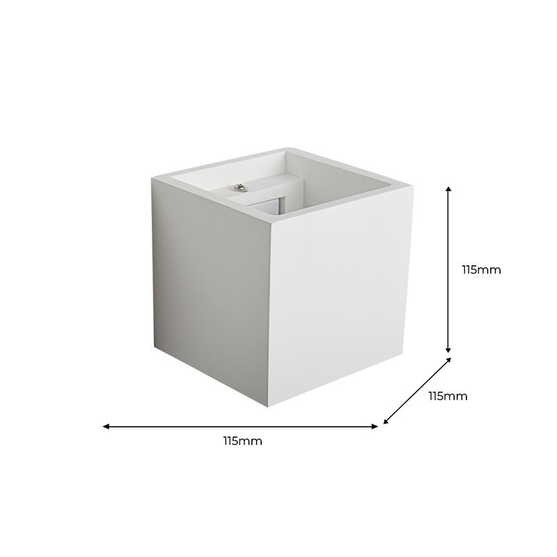 Plaster wall light "DENIS" G9