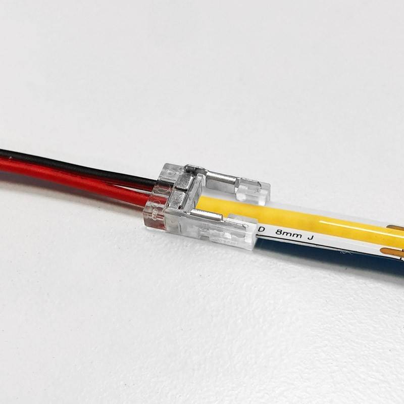 10mm single-color COB LED strip and profile start connector