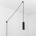 Minimalist pendant lamp with cable and plug "RIM" - GU10