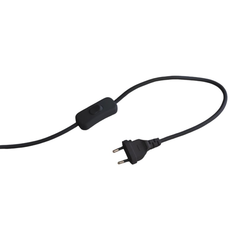 Minimalist pendant lamp with cable and plug "RIM" - GU10