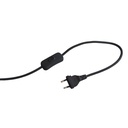 Minimalist pendant lamp with cable and plug "RIM" - GU10