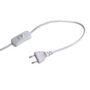 Minimalist pendant lamp with cable and plug "RIM" - GU10