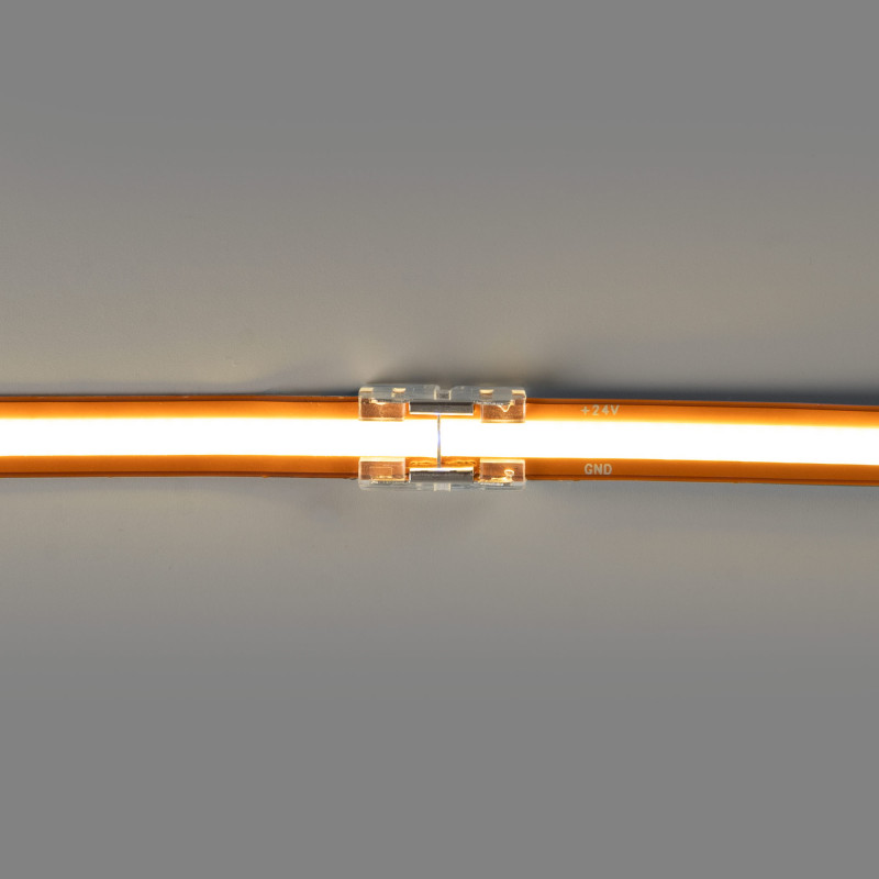 Quick connector CLIP INVISIBLE 2 pin strip to strip connection single color 8mm IP20