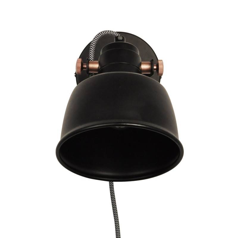 KUKKA" interior wall light with switch and socket