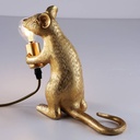 Resin mouse table lamp "Stuart".