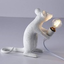 Resin mouse table lamp "Stuart".