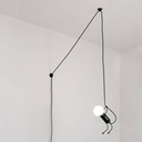 Adjustable pendant lamp "Doll" - With switch and plug - E27