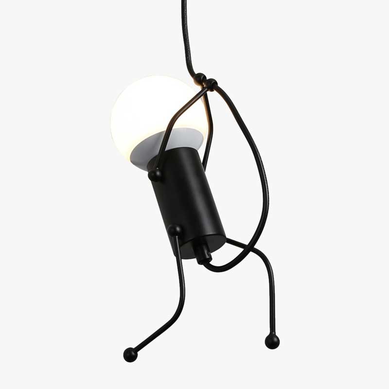 Adjustable pendant lamp "Doll" - With switch and plug - E27