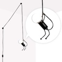 Adjustable pendant lamp "Doll" - With switch and plug - E27