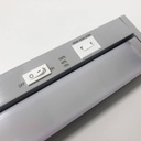 CCT inter-connectable orientable LED luminaire for under furniture 60cm 8W