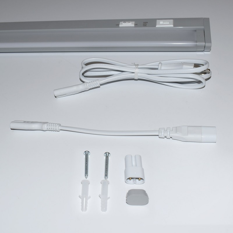 CCT inter-connectable orientable LED luminaire for under furniture 60cm 8W