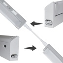 CCT inter-connectable orientable LED luminaire for under furniture 60cm 8W