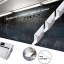 CCT inter-connectable orientable LED luminaire for under furniture 60cm 8W