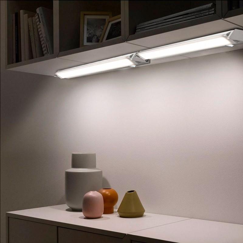 CCT inter-connectable orientable LED luminaire for under furniture 60cm 8W