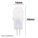 G4 Bi-Pin 1.8W 12V-DC/AC 160lm LED Bulb G4 Bi-Pin 1.8W 12V-DC/AC 160lm