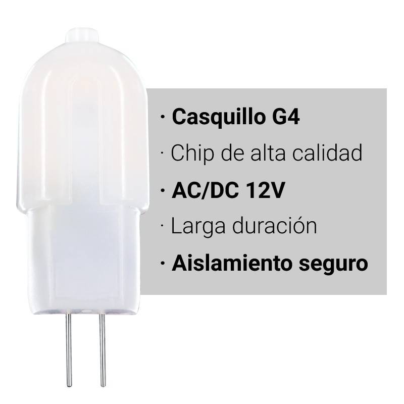 G4 Bi-Pin 1.8W 12V-DC/AC 160lm LED Bulb G4 Bi-Pin 1.8W 12V-DC/AC 160lm