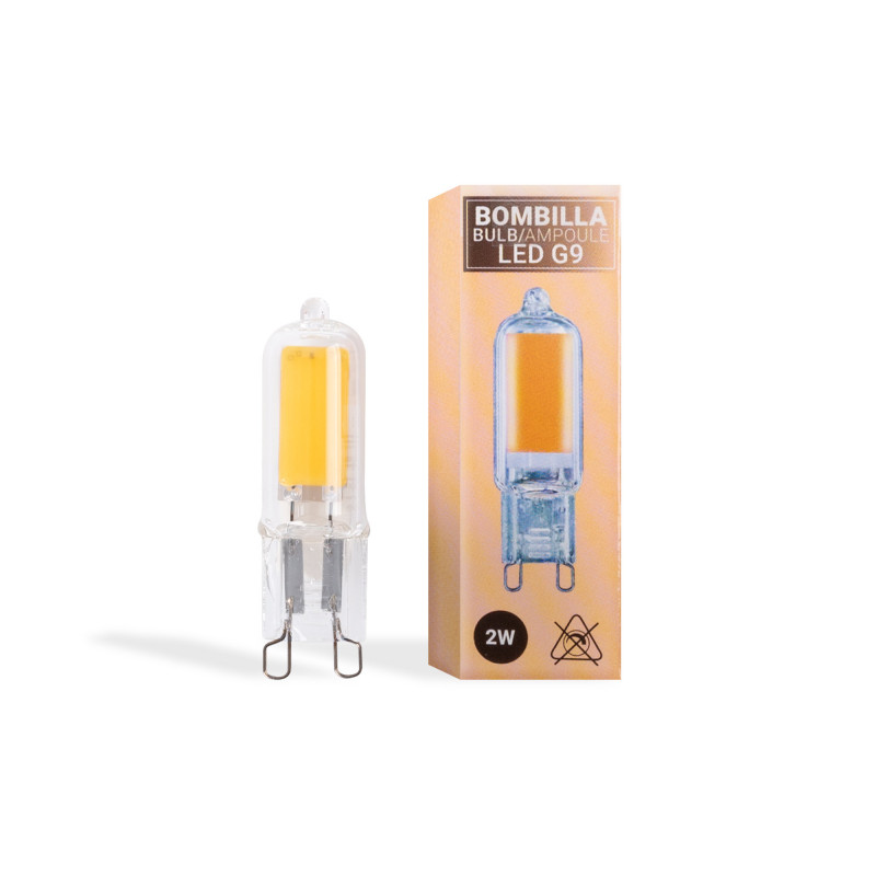 G9 LED bulb 220-240V AC - COB - 360º - 2W