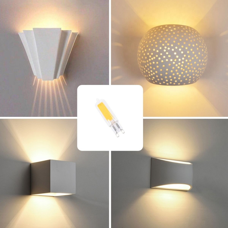 G9 LED bulb 220-240V AC - COB - 360º - 2W