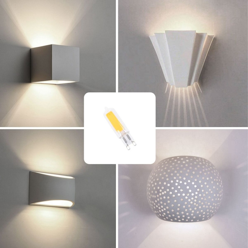 G9 LED bulb 220-240V AC - COB - 360º - 2W