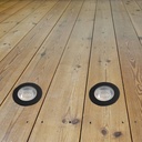RGB recessed outdoor ground spotlight - 12V DC -9W - IP67