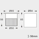 RGB recessed outdoor ground spotlight - 12V DC -9W - IP67