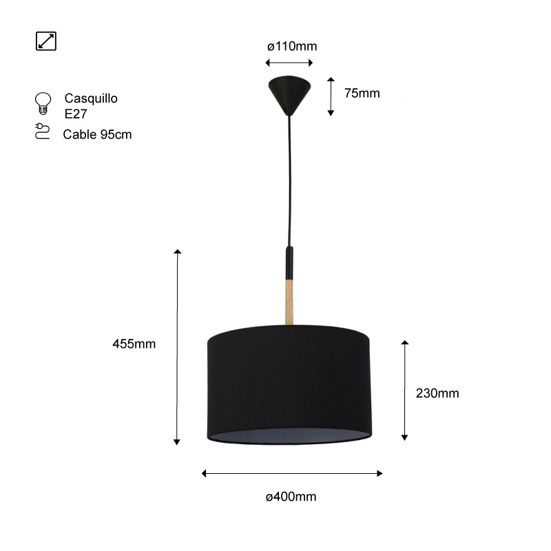 Pendant ceiling lamp "Class XL".