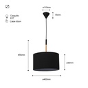 Pendant ceiling lamp "Class XL".
