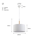 Pendant ceiling lamp "Class XL".