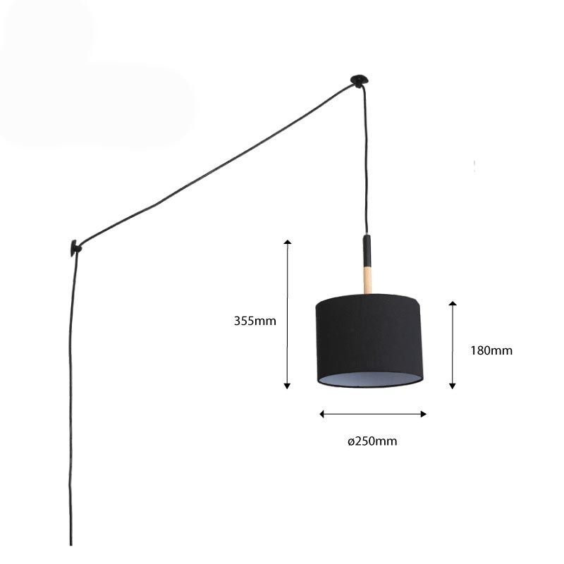 Pendant ceiling lamp with socket "Class".
