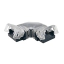 "L" corner connector for single color COB LED strip 12V/24V - 2 pins - 10mm strip
