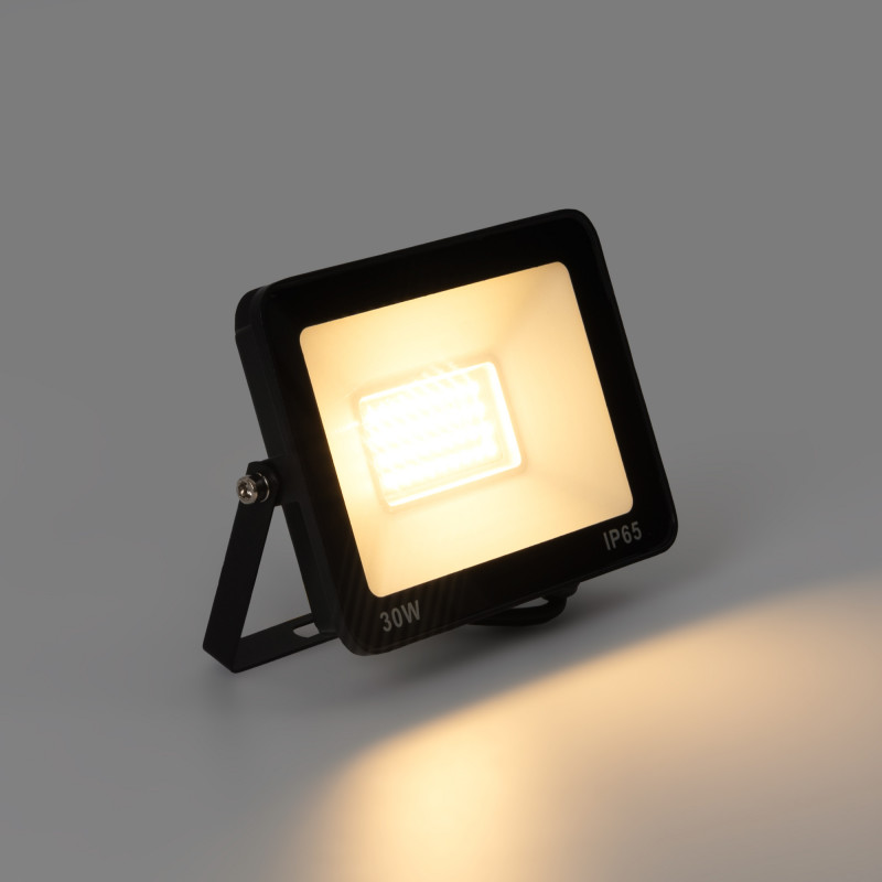 Outdoor LED Floodlight - 30W - 95lm/W - IP65 - Black