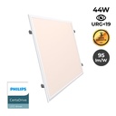 LED Panel 60X60cm with recessed KIT 44W UGR19 Driver Philips