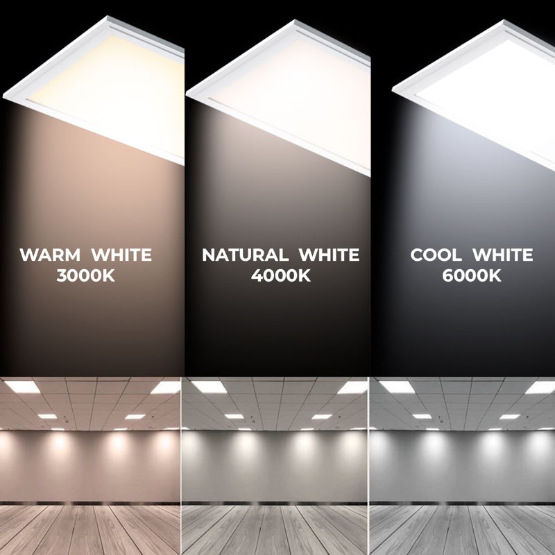 LED Panel 60X60cm with recessed KIT 44W UGR19 Driver Philips