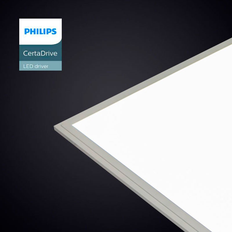 LED Panel 60X60cm with recessed KIT 44W UGR19 Driver Philips