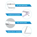 LED Panel 60X60cm with recessed KIT 44W UGR19 Driver Philips