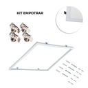 LED Panel 60X60cm with recessed KIT 44W UGR19 Driver Philips