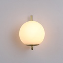 "Margaret" crystal ball wall sconce