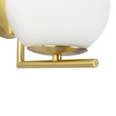 "Margaret" crystal ball wall sconce