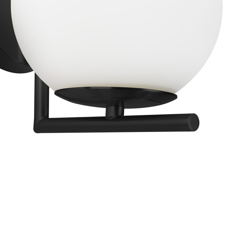 "Margaret" crystal ball wall sconce