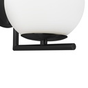 "Margaret" crystal ball wall sconce