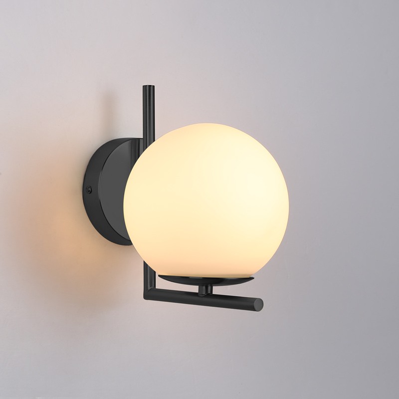 "Margaret" crystal ball wall sconce