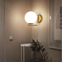 "Margaret" crystal ball wall sconce