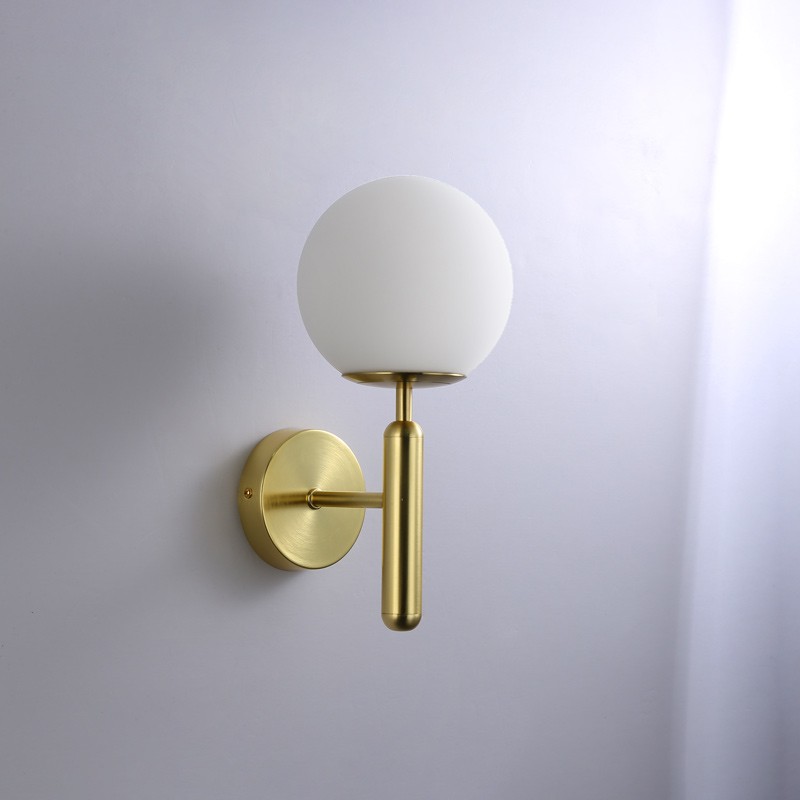 "Elsa" crystal ball wall sconce - E14