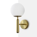 "Elsa" crystal ball wall sconce - E14