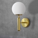 "Elsa" crystal ball wall sconce - E14