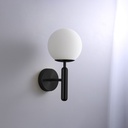 "Elsa" crystal ball wall sconce - E14
