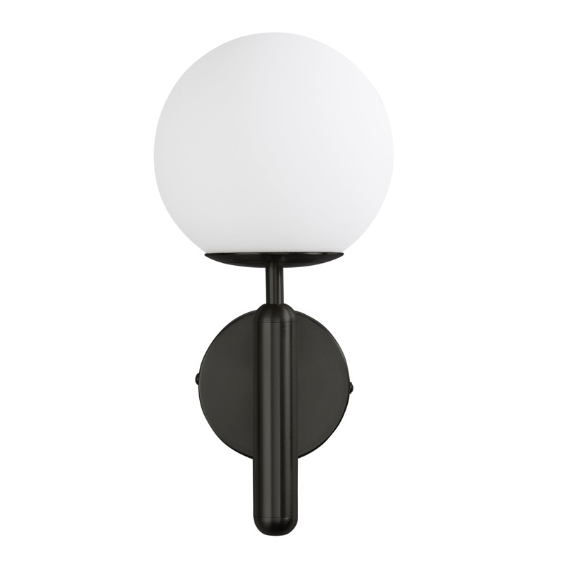 "Elsa" crystal ball wall sconce - E14
