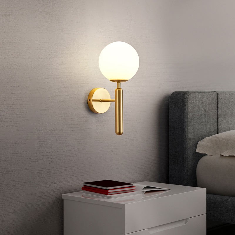 "Elsa" crystal ball wall sconce - E14